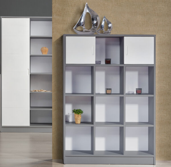 Alda Selyemszürke széles nyitott tároló - Image 2