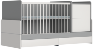 Faktum ALDA Selyemszürke kombi babaágy, kombi kiságy