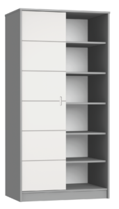 Alda Silk Grey Wardrobe