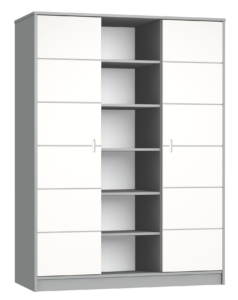 Alda Silk Grey Wardrobe XL