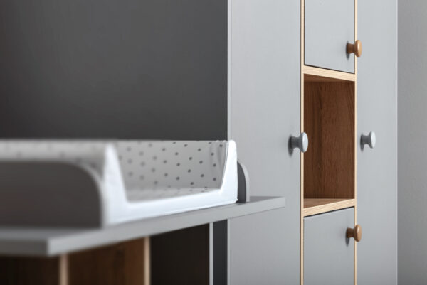 Colette Szürke 3 osztású szekrény - Image 3