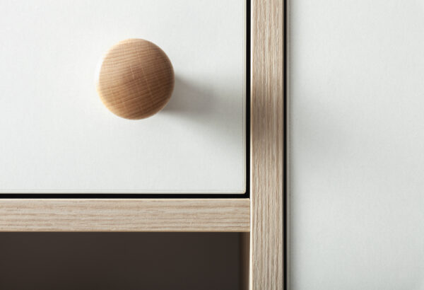 Colette Fehér 2 osztású szekrény - Image 2