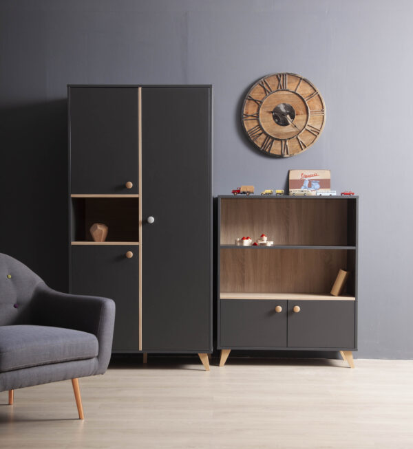 Colette Antracit Széles nyitott tároló - Image 2