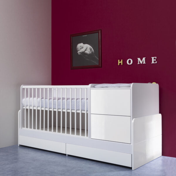 Alda Jégfehér kombi babaágy