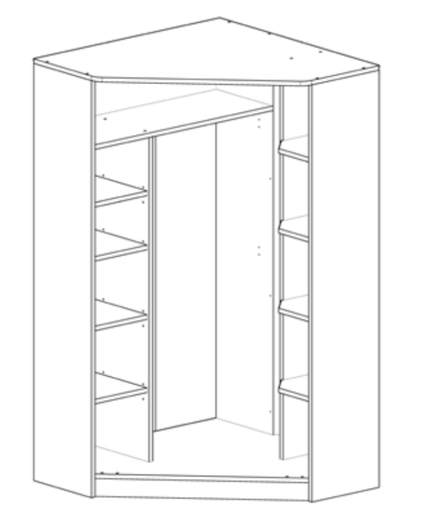 Makaó Sarokszekrény - Image 3