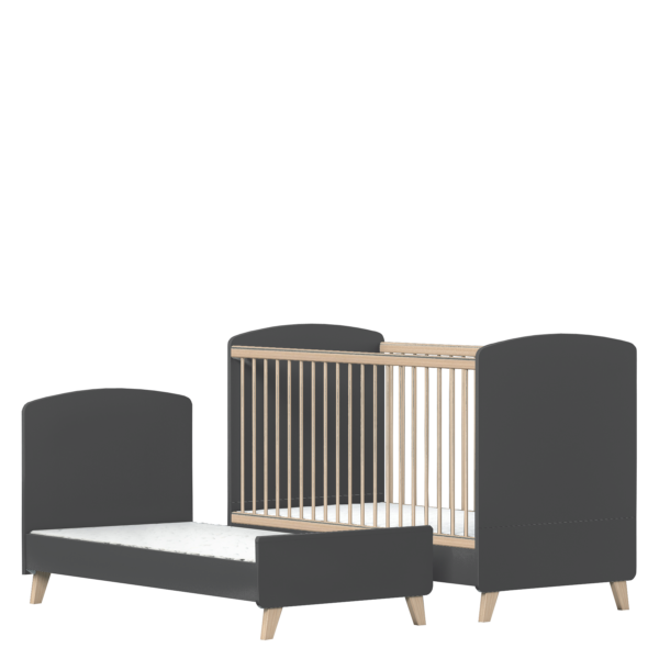 Colette Antracit Átalakítható 140-es babaágy - Image 2