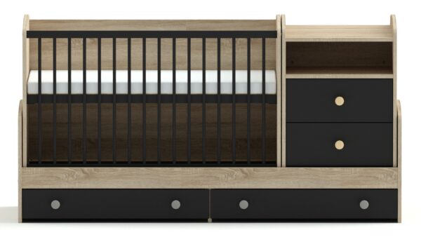 Colette Antracit Kombi babaágy - Image 2