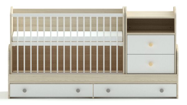 Colette Fehér Kombi babaágy - Image 2