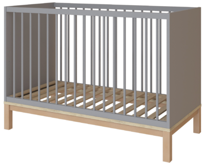 LOOP - Grey & Oak - 120x60 babaágy