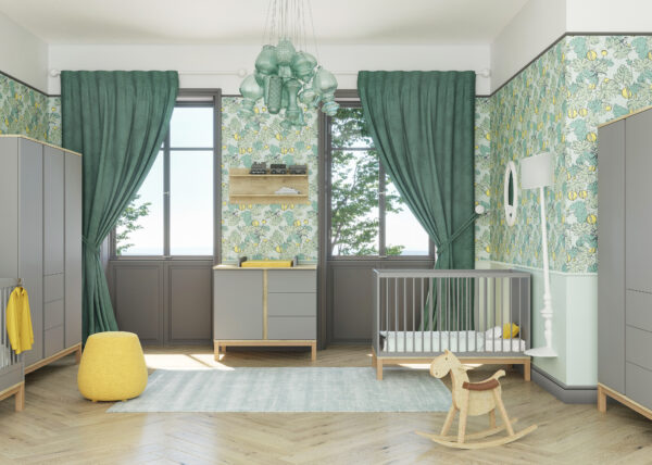 Loop Grey & Oak 120-as babaágy - Image 2