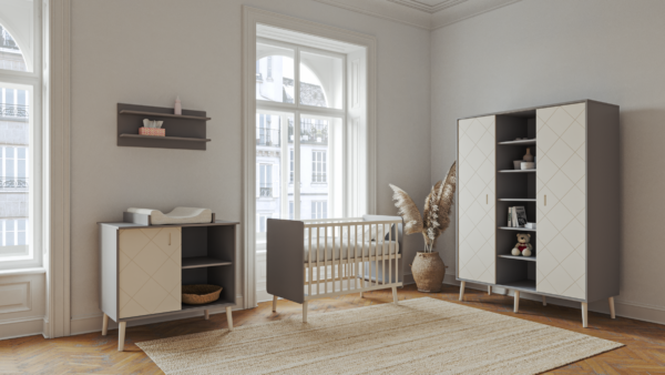 PEAK Grey & White 3 osztású szekrény // utolsó darab (korábbi gyártás) - Image 3