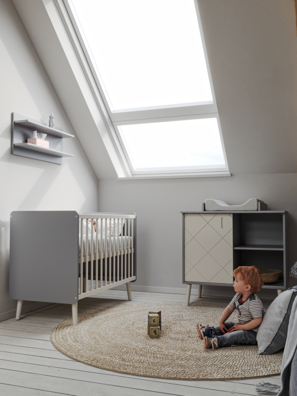 Peak Grey & White Falipolc - Image 2