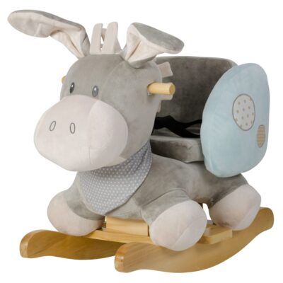 Nattou hintázó állatka plüss Cappuccino szamár 