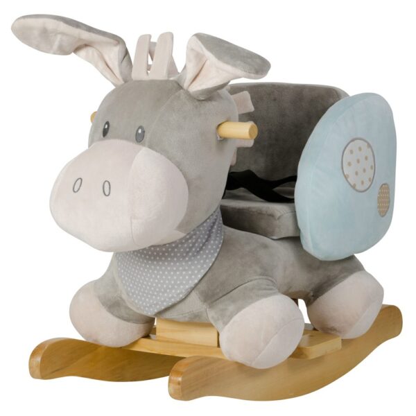 Nattou hintázó állatka plüss Cappuccino szamár 