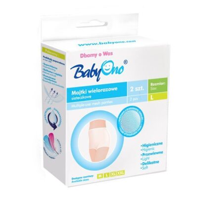 BabyOno Többször használható hálós nadrág 2 db L