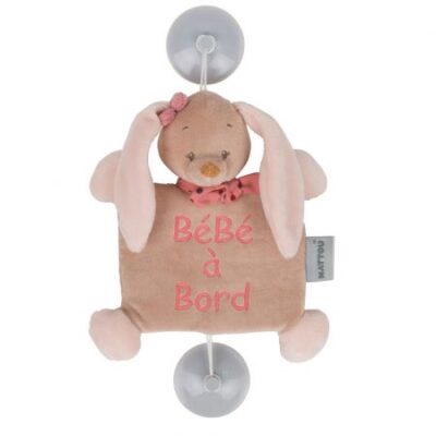 Nattou Baby on Board plüss Pauline and Sasha - Pauline, a nyuszi 