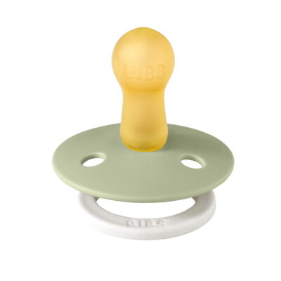 BIBS játszócumi - Colour natúr kaucsuk éjszakai 6-18 hó zsálya 1 db