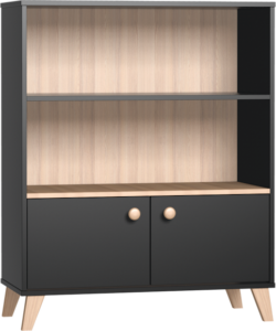 Colette Anthracite Wide Open Storage