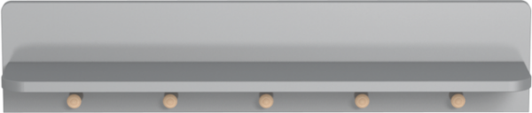 Colette szürke Falipolc