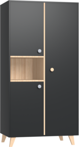 Colette Anthracite Wardrobe