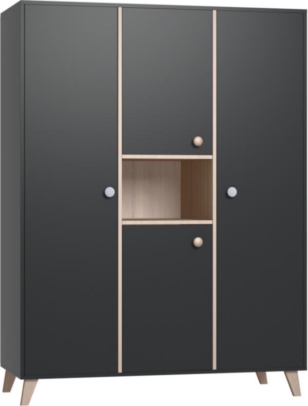 Colette Anthracite Wardrobe XL