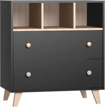 Colette Antracit Komód