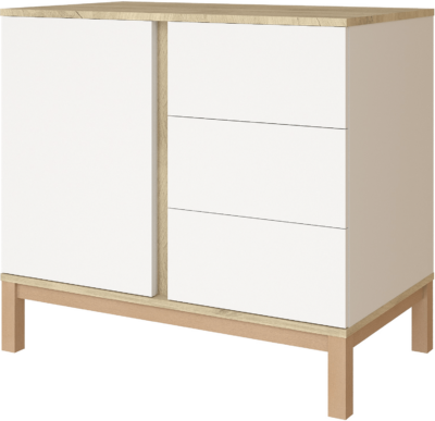 Loop White & Oak Komód