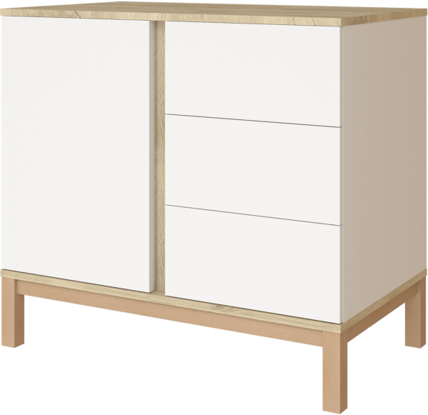 Loop White & Oak Komód