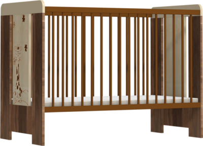 Faktum MAKAÓ kiságy, 120x60 babaágy, zsiráfos