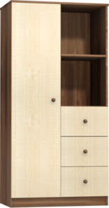 Faktum MAKAÓ nagyszekrény, 1 ajtó 3 fiók