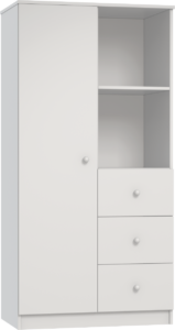 Mia White Wardrobe XL