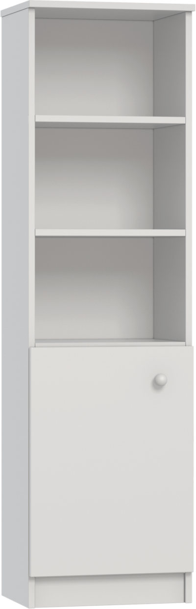 Mia White Narrow Open Storage