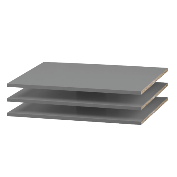 Peak Grey & White 2/3 osztásúhoz polc csomag