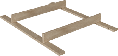 Peak Natural Oak & White Toldalék komódhoz