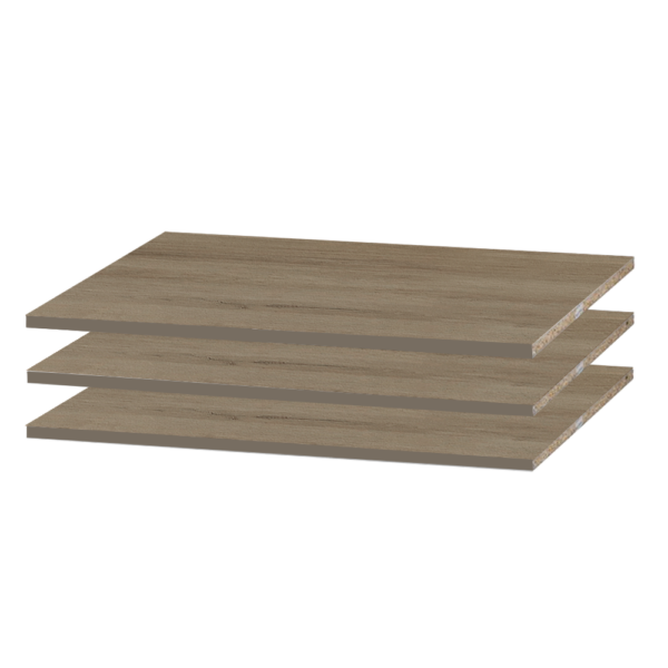 Wing Grey Oak & Grey 2/3 osztásúhoz polc csomag