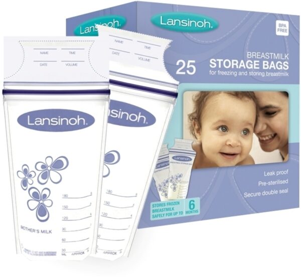 Lansinoh anyatejtároló zacskó 25 db