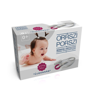 Orrszi porszi műanyag orrtisztító szett puha szívófejjel