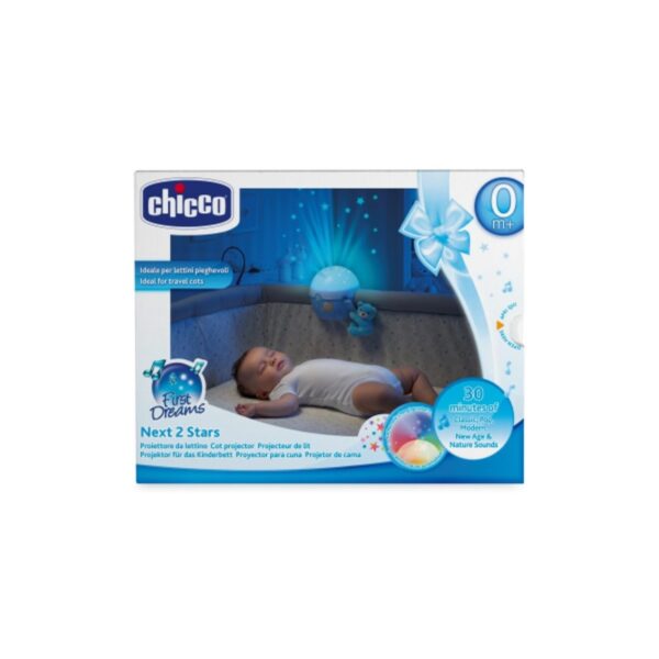 Chicco Next2 Stars projektor plüss macival - Rózsaszín - Image 6