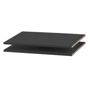 Colette Anthracite Wardrobe Shelf Set