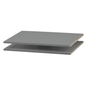 Colette Grey Wardrobe Shelf Set