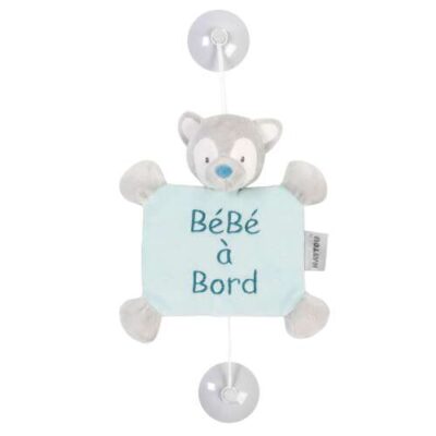 Nattou Baby on Board plüss Tim and Tilou - Tilou, a farkas 