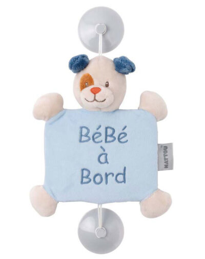 Nattou Baby on Board plüss Jim and Bob - Jim, a kutya 