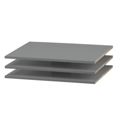 Faktum ALDA Selyemszürke polc csomag 3 osztású szekrényhez