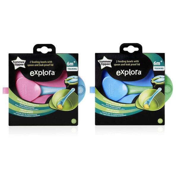 Tommee Tippee Explora easy scoop etetőtálka tetővel és kanállal 2db