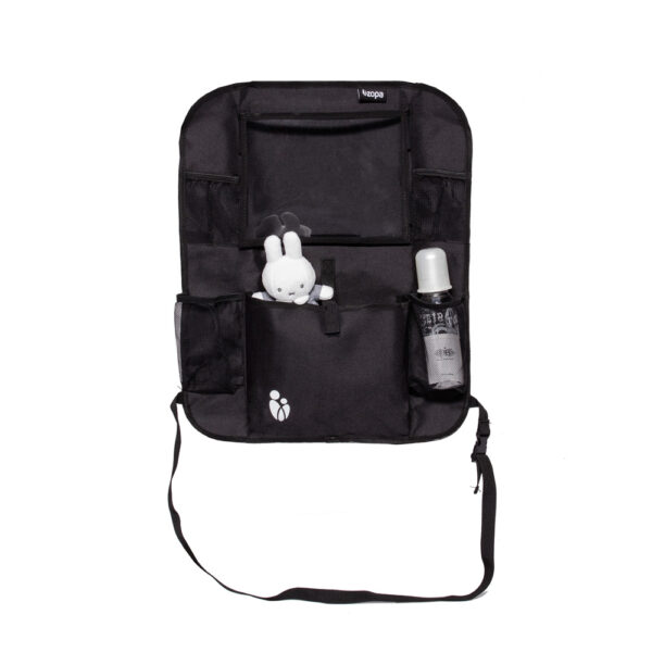 Zopa autós rendező üléstámlára tablet zsebbel - Fekete