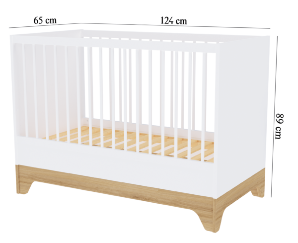 Lumina White átalakítható 120-as babaágy - Image 9