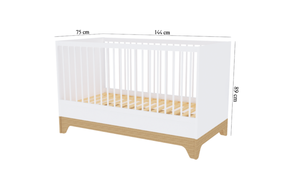 Lumina White átalakítható 140-es babaágy - Image 7