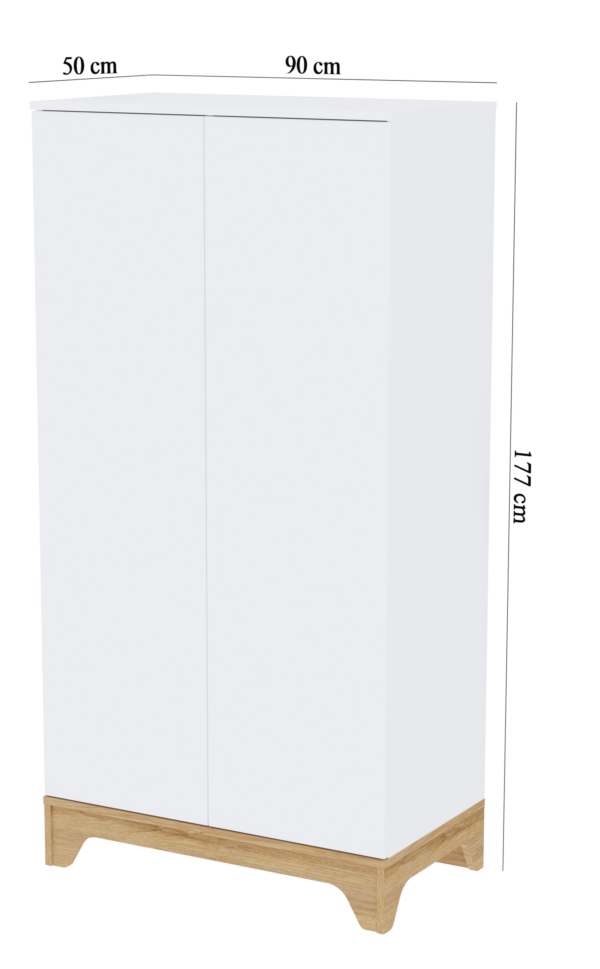 Lumina White 2 osztású szekrény - Image 3