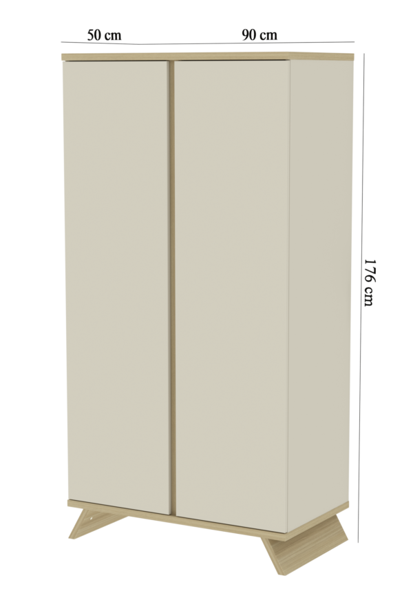 Sienna Cashmere 2 osztású szekrény - Image 2