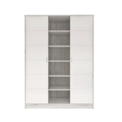 Tone White-Grey 3 osztású szekrény